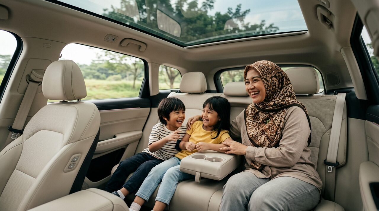 Mobil listrik Indonesia — Kabin senyap &amp; lega