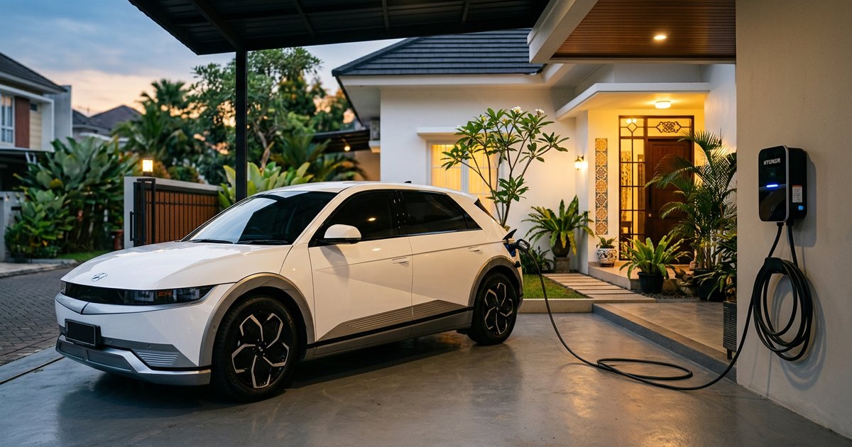 Berapa Biaya Cas Mobil Listrik di Rumah per Bulan? Ini Hitungannya