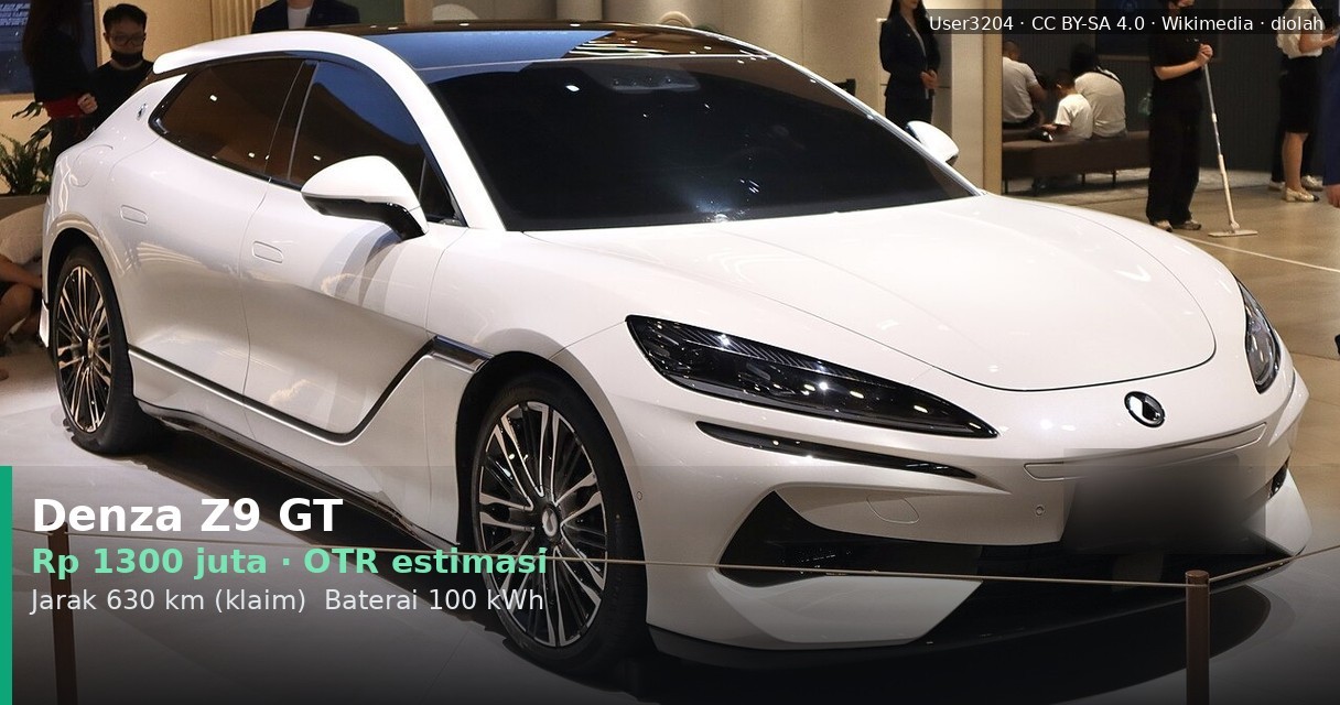 Denza Z9 GT 2026: Rp1,3 M, Cicilan dan Nilai uang untuk Sport Sedan Listrik